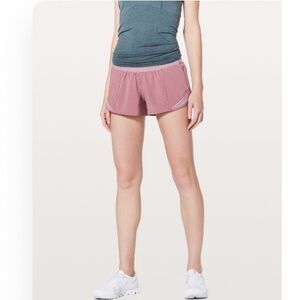 lululemon athletica Hotty Hot LR Running Shorts in Rose Figue 10
